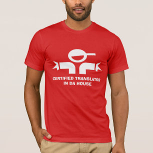 Camiseta divertida con la cita para el traductor