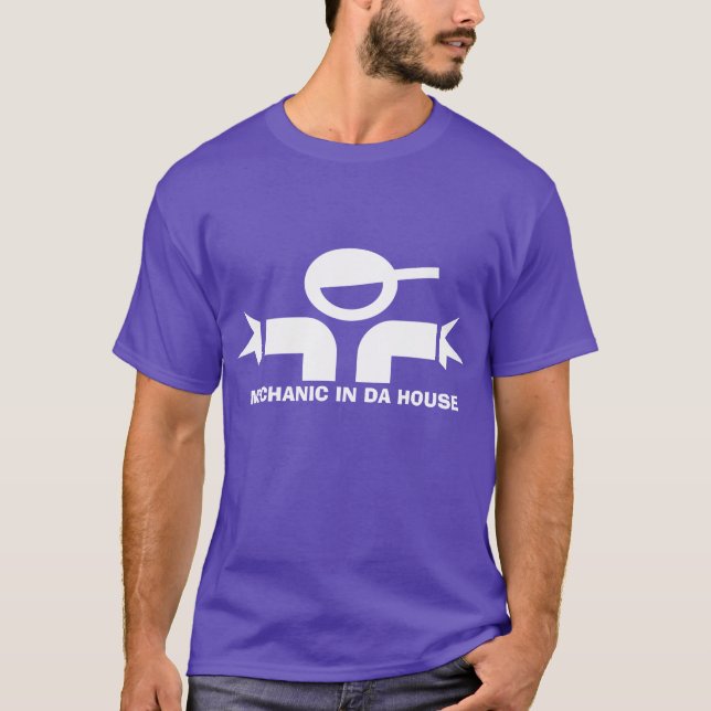 Camiseta divertida con la cita para los mecánicos (Anverso)