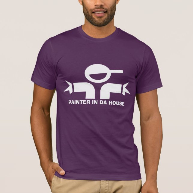 Camiseta divertida con la cita para los pintores (Anverso)