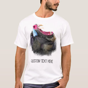Camiseta divertida con Mandrill enojado y texto Pe