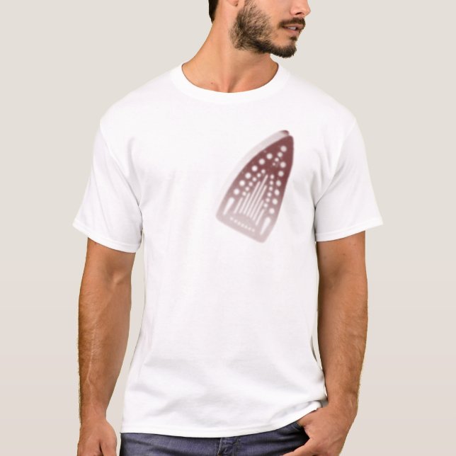 Camiseta Divertida con Marca de Quemadura de Hierr (Anverso)