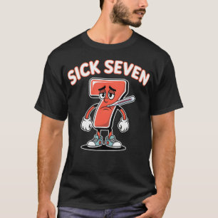 Camiseta divertida con meme Sick Seven Six Seven j