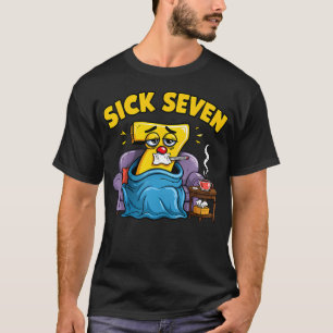Camiseta divertida con meme Sick Seven Six Seven j