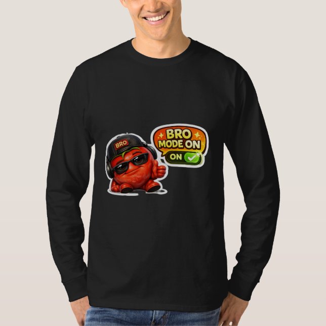 Camiseta Divertida con Modo Hermano Activado | Per (Anverso)