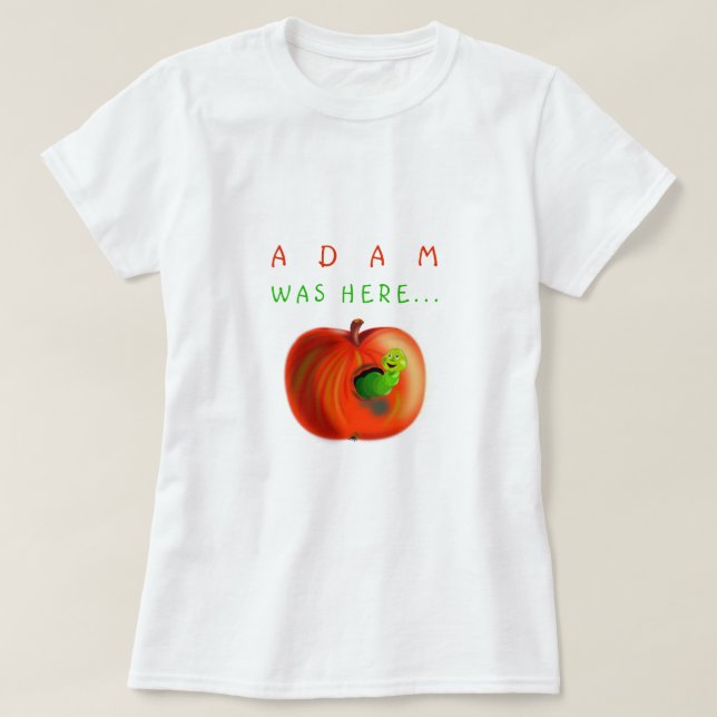 Camiseta divertida con paraíso de Apple - Personal (Diseño del anverso)