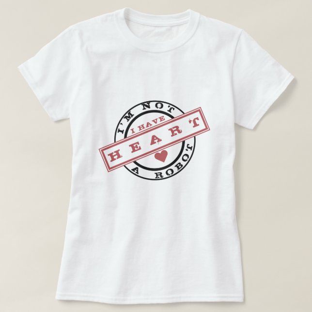 Camiseta divertida con sello de texto - Personaliz (Diseño del anverso)