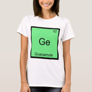 Camiseta divertida con símbolo del elemento químic