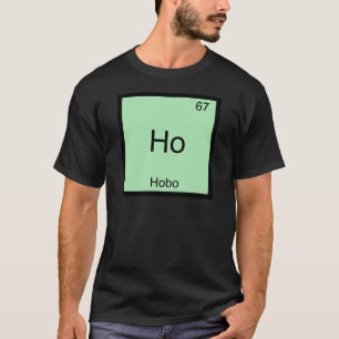 Camiseta divertida con símbolo del elemento químic