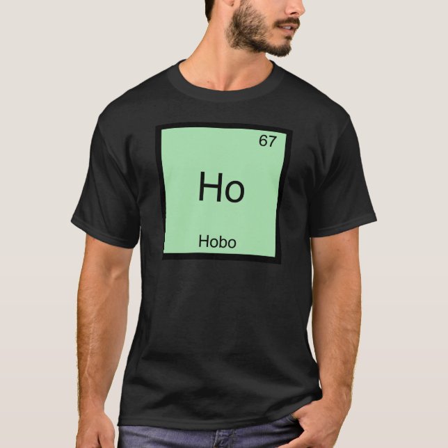 Camiseta divertida con símbolo del elemento químic (Anverso)