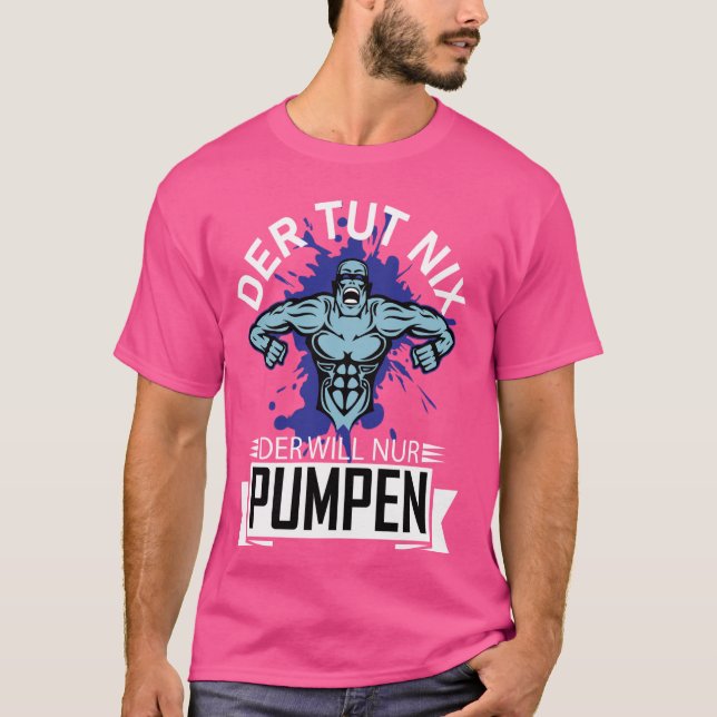 Camiseta divertida con texto alemán Der Tut Nix De (Anverso)