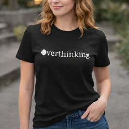 Camiseta divertida con texto blanco para mujeres q