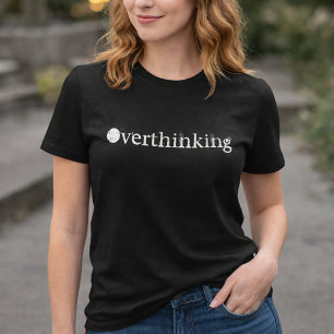 Camiseta divertida con texto blanco para mujeres q
