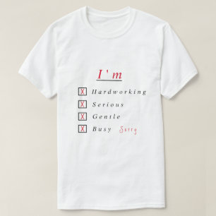 Camiseta divertida con texto - Personalizable
