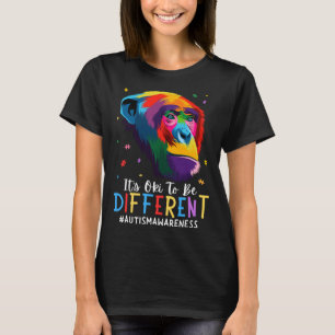 Camiseta Divertida conciencia del autismo es bueno ser dife