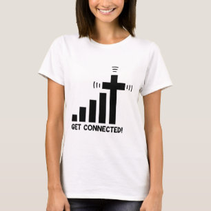 Camiseta Divertida Conexión Jesús Cristo Fe Cristiana I