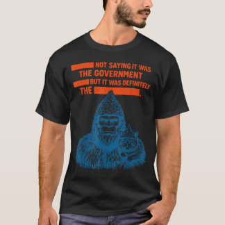 Camiseta Divertida Conspiración de Bigfoot Sombrero de Pape