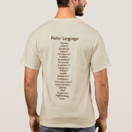 Camiseta Divertida conversación sobre pesca