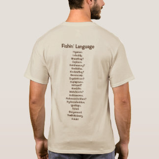 Camiseta Divertida conversación sobre pesca
