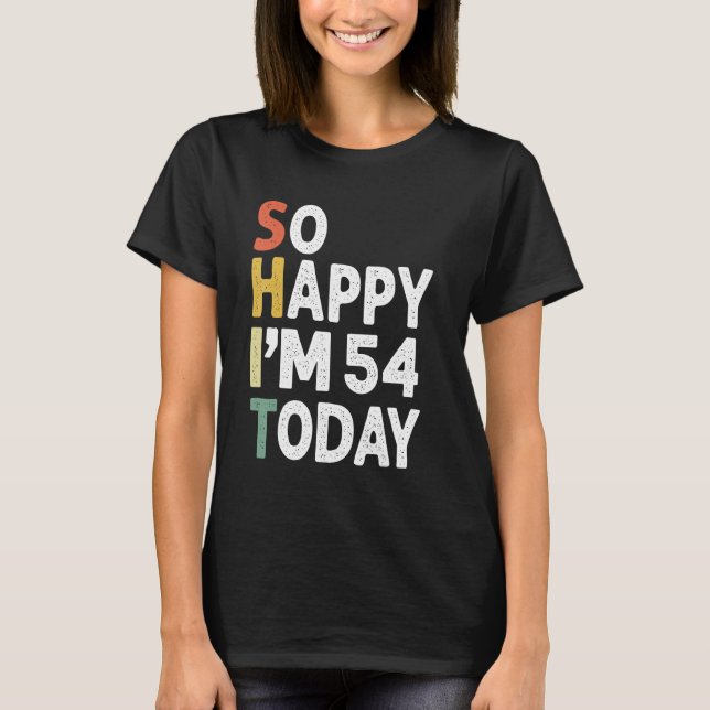 Camiseta divertida cosecha de cumpleaños de 55 años de edad (Anverso)