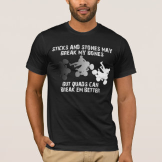 Camiseta Divertida Cuadrupedo Sticks And Stones Qu