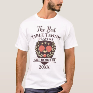 Camiseta Divertida Cumpleaños Año de Nacimiento Nombre Teni