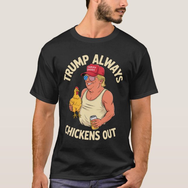 Camiseta divertida Daddy Tarifa Meme Taco Trump Si (Anverso)