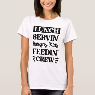 Camiseta Divertida dama del almuerzo diciendo