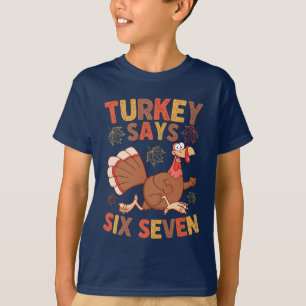 Camiseta divertida de Acción de Gracias con meme d