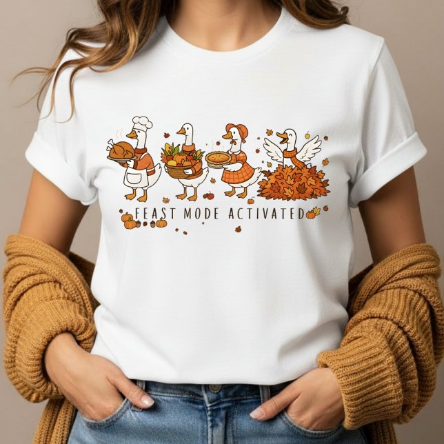 Camiseta divertida de Acción de Gracias de otoño p (Subido por el creador)