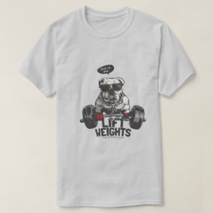 Camiseta divertida de acondicionamiento físico par