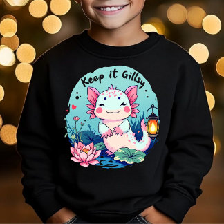 Camiseta divertida de ajolote 'Keep It Gillsy'