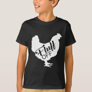 Camiseta divertida de amante de pollo, fuera pelus