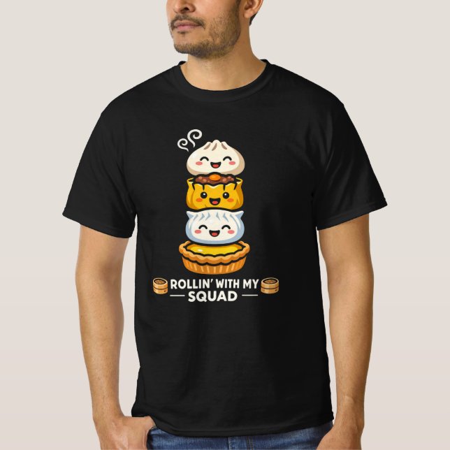 Camiseta Divertida de Amantes de Comida: Equipo de (Anverso)