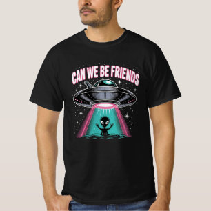 Camiseta divertida de amigos extranjeros de OVNI