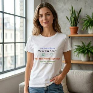 Camiseta Divertida de Amigos por Correspondencia p