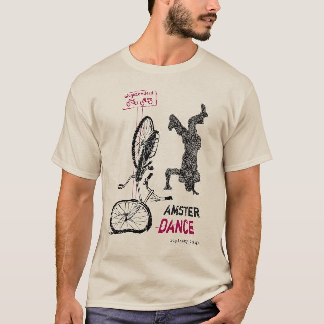 Camiseta divertida de Amsterdam (Anverso)