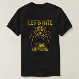 Camiseta Divertida de Araña: ¡Vamos a Morder a Alg