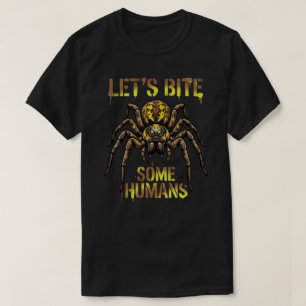 Camiseta Divertida de Araña: ¡Vamos a Morder a Alg