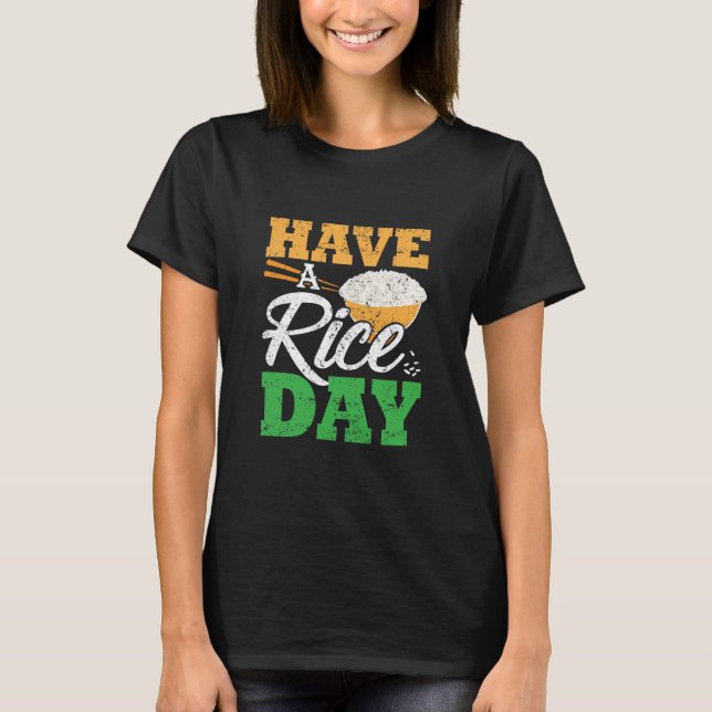 Camiseta divertida de arroz (Anverso)