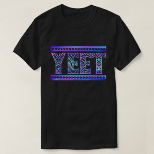 Camiseta divertida de arte con gradiente tribal Ye