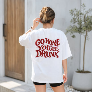 Camiseta divertida de arte tipográfico retro