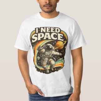 Camiseta divertida de astronauta necesito espacio