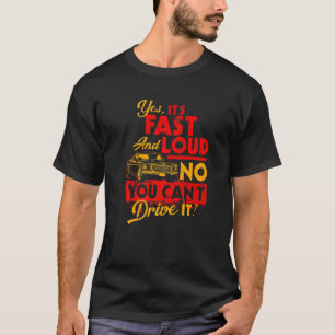 Camiseta divertida de autos Sí es rápido y fuerte