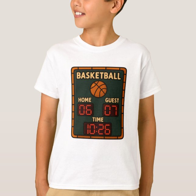 Camiseta divertida de baloncesto 6-7 (Anverso)