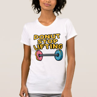 Camiseta divertida de barra de rosquilla linda par