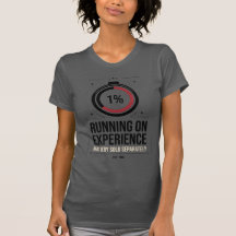 Camiseta divertida de batería que funciona con exp