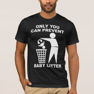 Camiseta Divertida de Bebé y Basura Humor
