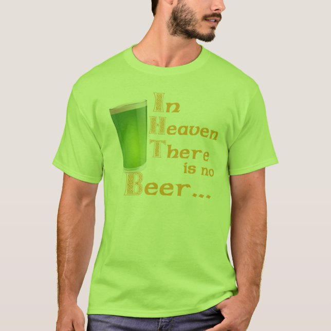 Camiseta divertida de bebida irlandesa (Anverso)