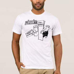 Camiseta divertida de bibliotecario con libros en