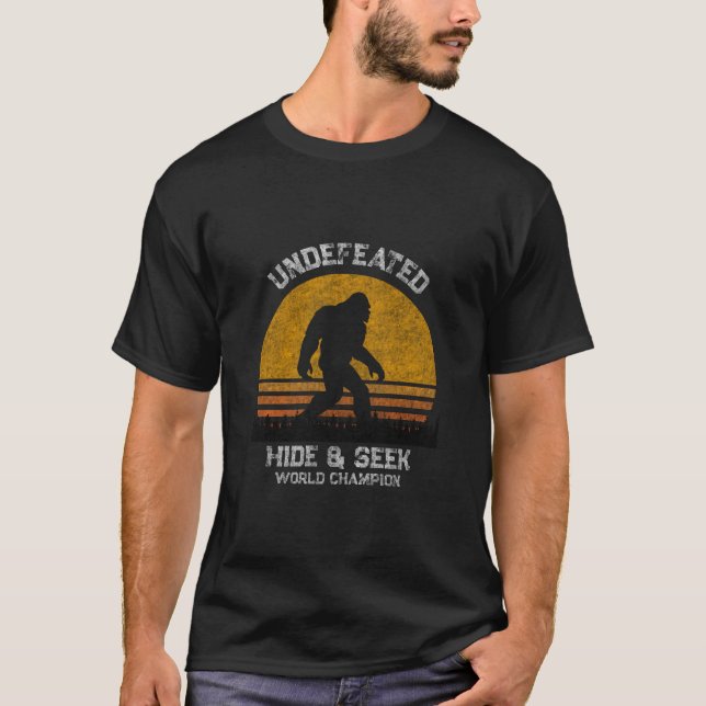 Camiseta divertida de Bigfoot - camisetas (Anverso)